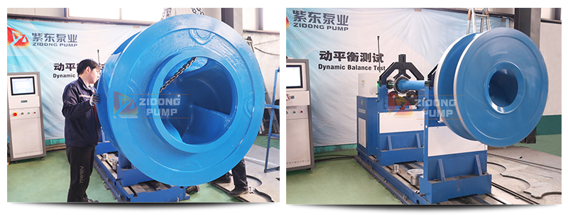 Centrifugal pump impeller balance method