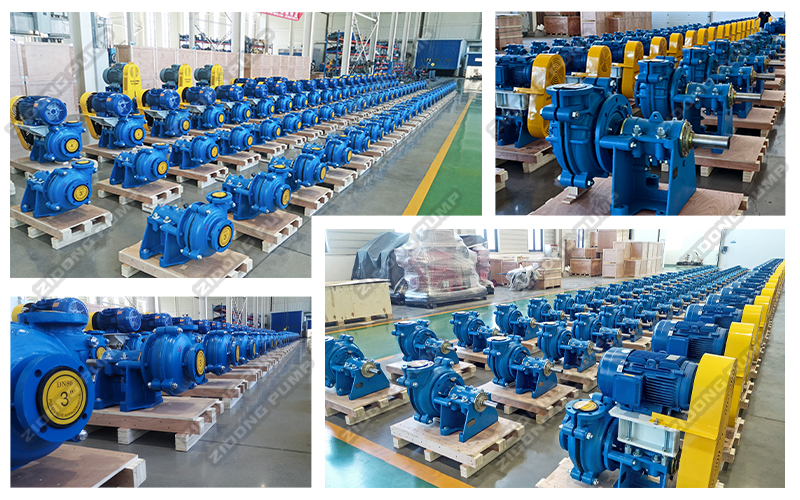 4/3C Rubber Slurry Pumps Shipped to South America for Gold Mining
