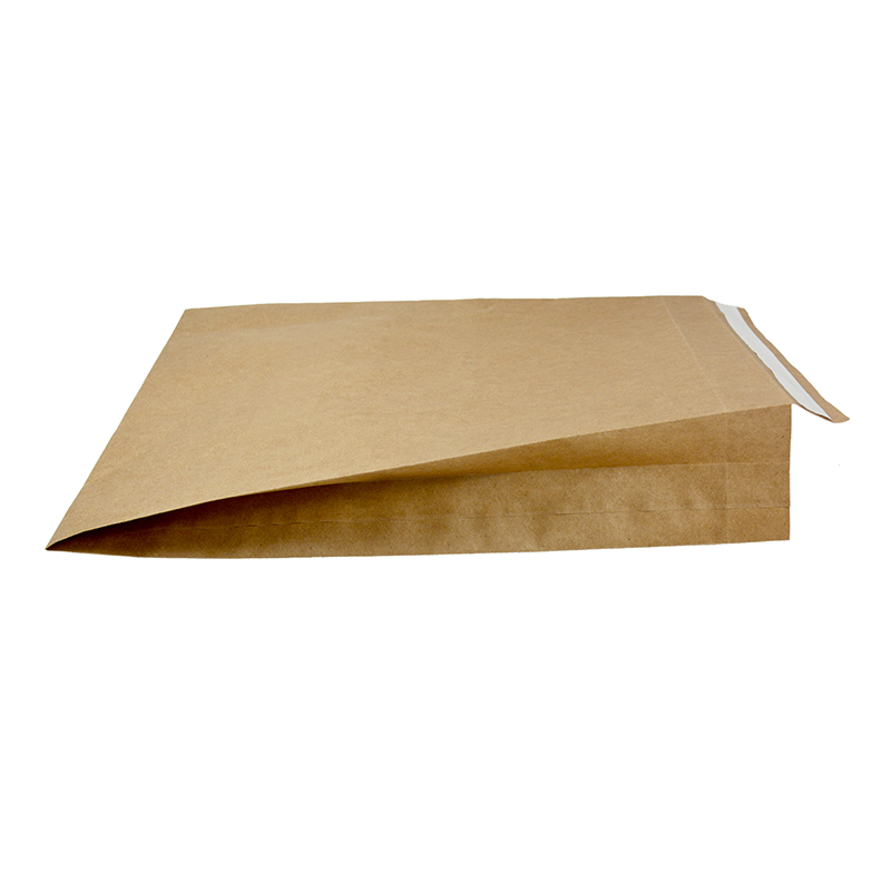 Online Paper Mailing Bag With Gusset And Outside Adhesive Tape