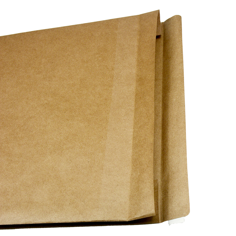 Online Paper Mailing Bag With Gusset And Outside Adhesive Tape