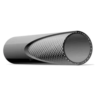 Steel wire mesh skeleton plastic (polyethylene) composite piping system for water supply