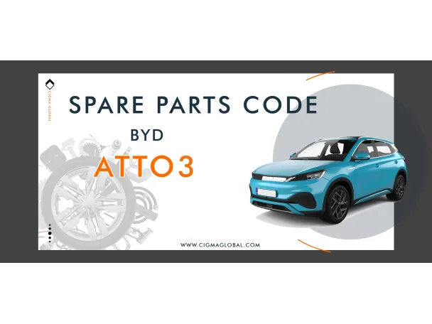 PART CODES FOR BYD ATTO 3
