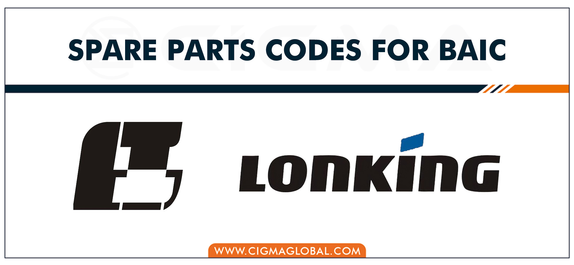 PART CODES FOR LONKING