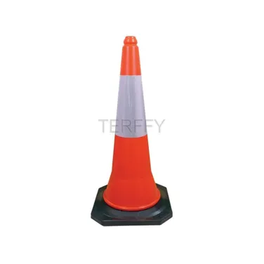 PE Traffic Cone with Rubber Base
