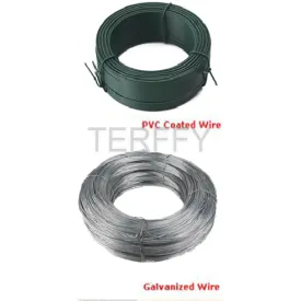 Arame de ligação galvanizado e arame de ligação revestido de PVC
