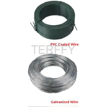 아연 도금 바인딩 와이어 및 PVC 코팅 바인딩 와이어