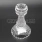Glass Candle Holder fabricante atacadista de vidro transparente 