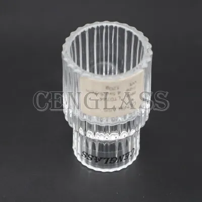 Dual Use Glass Candle Holder