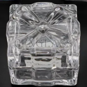 Vaisselle en verre Récipient en verre transparent