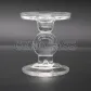 Dual Use Glass Tapper Candle Holder