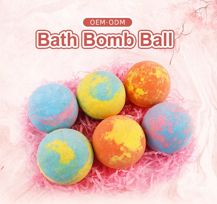 Custom Private Label Organic Bath Bomb Ball