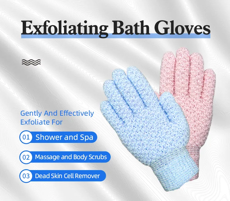 Body Scrubber Exfoliating Gloves
