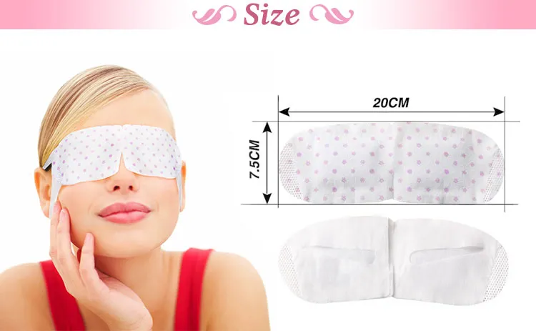 Private Label Warm Steam Eye Mask for Eye Relax Hot Compress Sleep Eye Patch