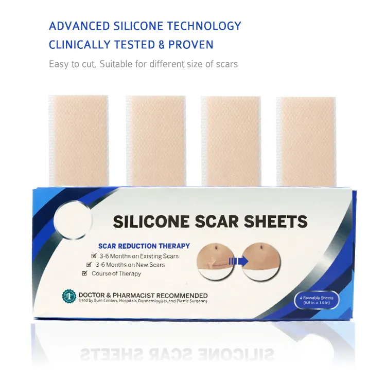 Reusable Medical Silicone Patch Strong Repair Skin Cells Fast silicone scar sheet