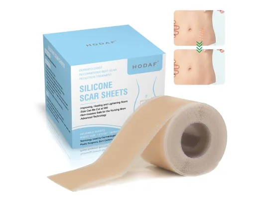 HODAF Medical Silicone Easy-Tear Gel Tape Roll For Scar