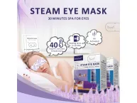 OEM Private Label Manufacturer Christmas Sleeping Self Heating Warm Eye Mask Hot Steam Eye Mask