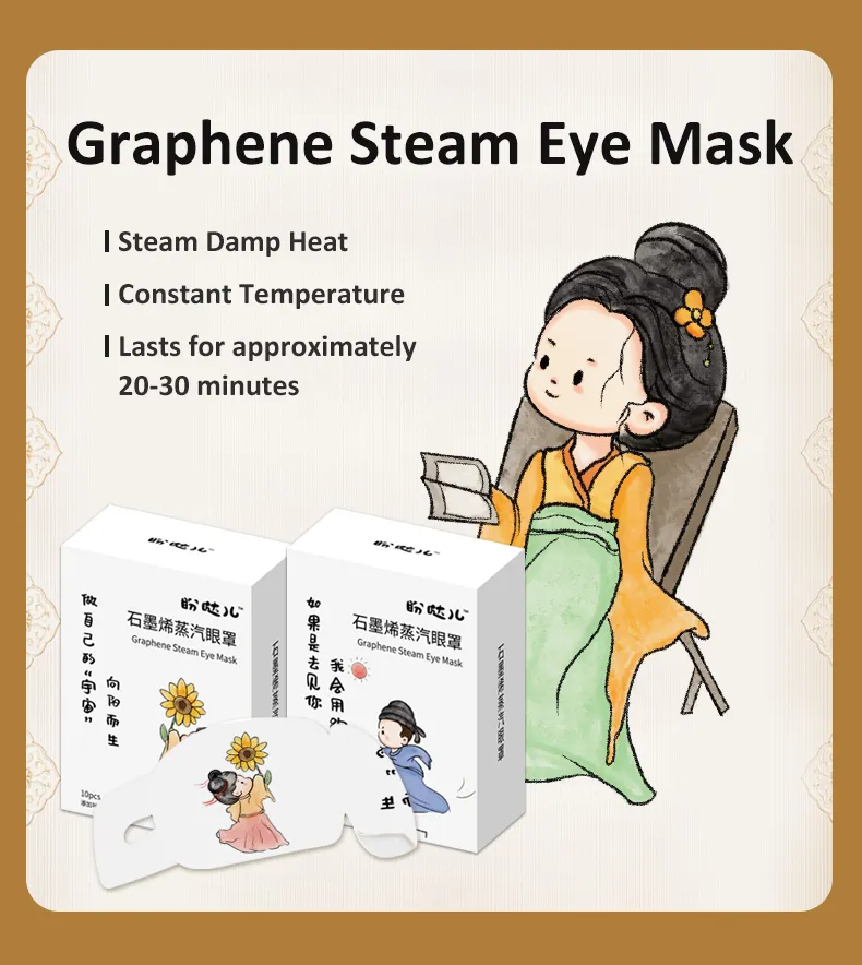 Hot selling steam hot compress self-heating eye mask