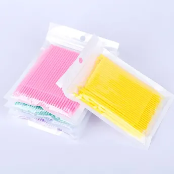 Applicateurs jetables Brosse en microfibre pour extensions de cils