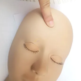 Nouvelle tête de mannequin en silicone