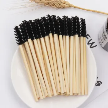 Eyelash Brush with Bamboo Handle