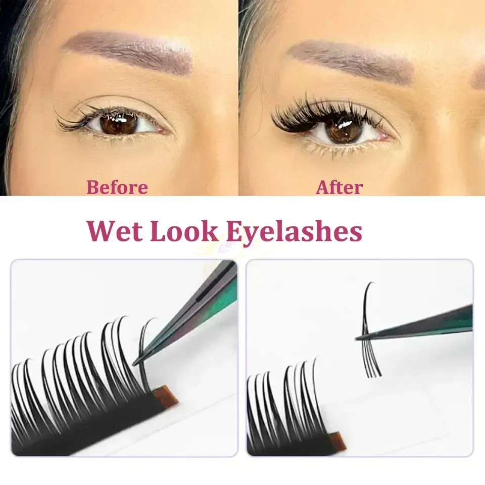 0.05mm 0.07mm thickness Wet Lashes