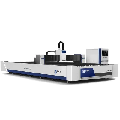 Máquina de corte a laser de folha de plataforma única JS6025
