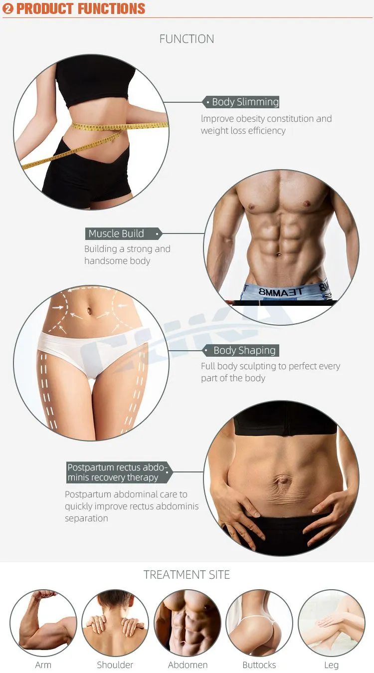 Four Handles Emsculpt Machine For Muscle Stimulator