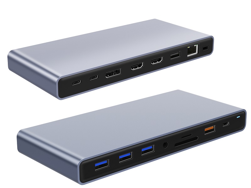 Docking Station 2*HDMI+DP, Resolution Up To 4K/60Hz