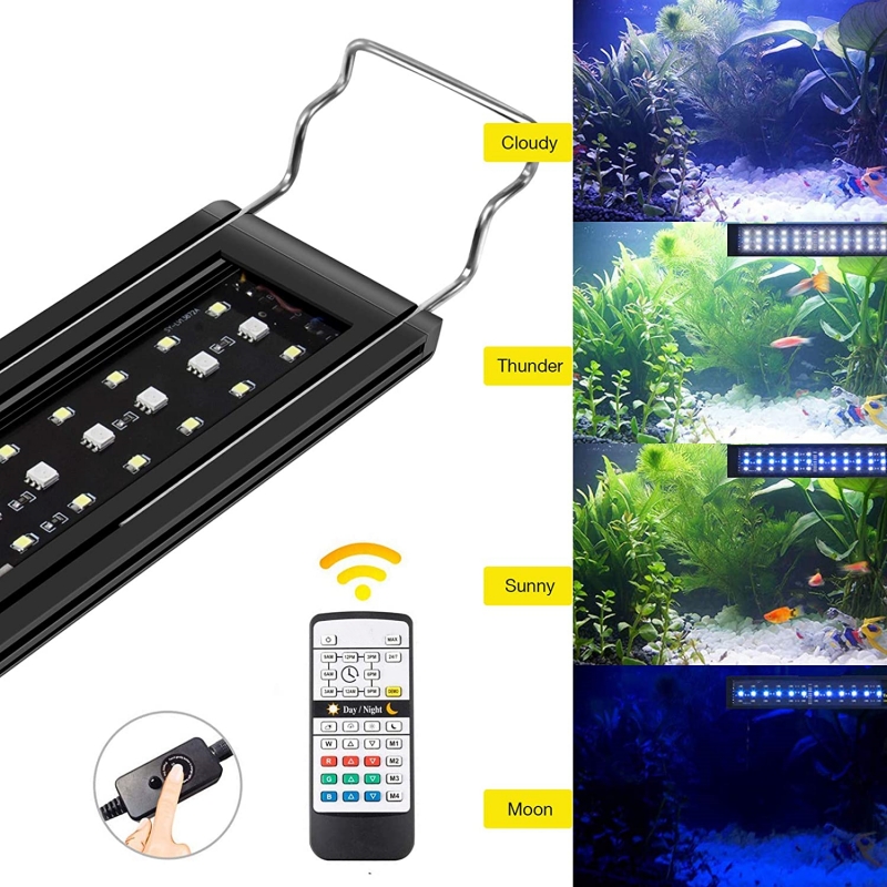 Rgb SMD2835 Aqua Beauty Lighting Programmable Freshwater Planted Full Spectrum Led Aquarium Lights With Controller