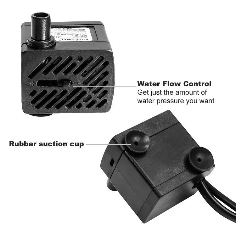 Low Noise Fully Submersible Water Pump Aquarium Filter Mini Water Pump For Fish Tank