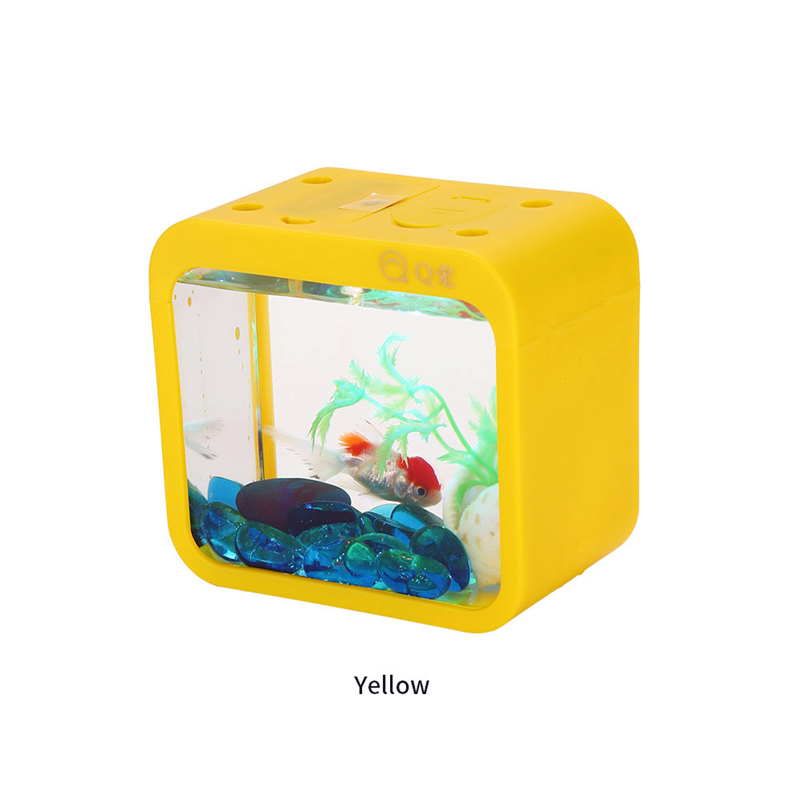 Raybow creative tabletop design aquarium decorations equipment plastic betta fish box jellyfish tank