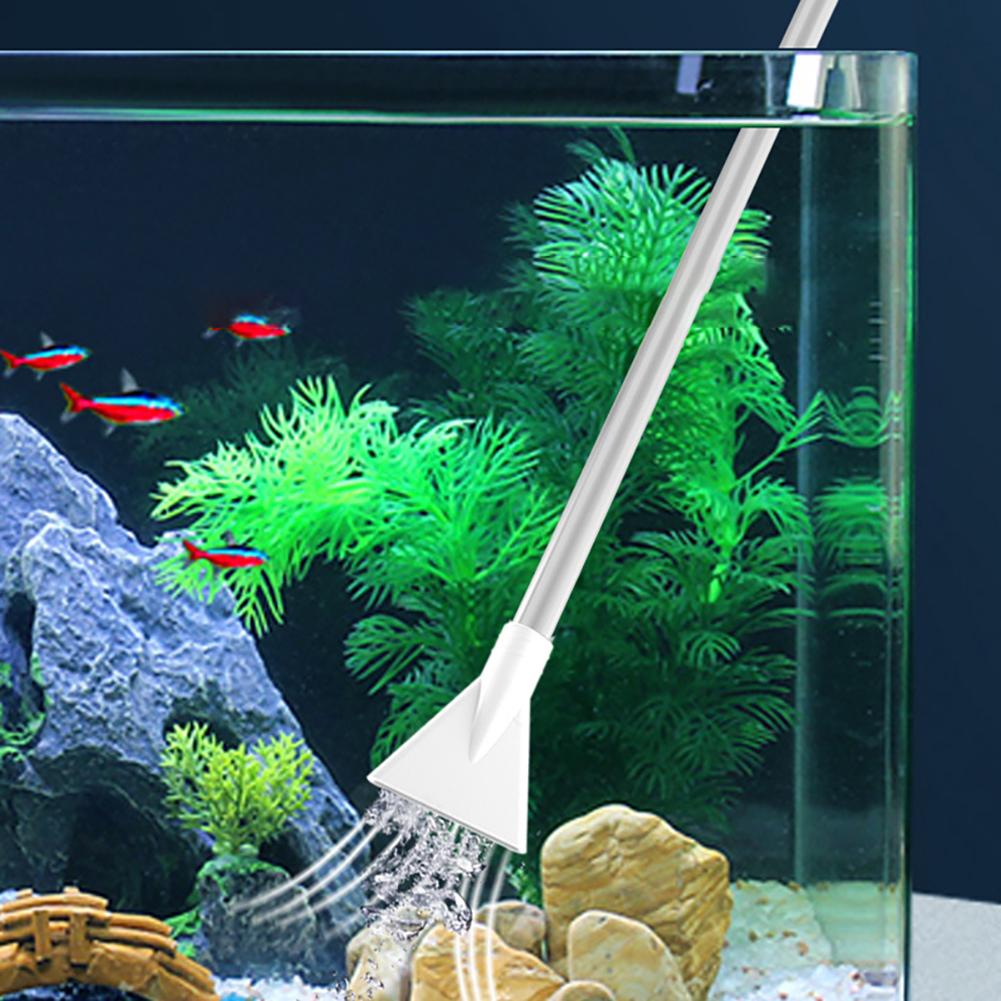 Fish tank cleaning tool manual siphon water change aquarium vacuum gravel sand cleaner