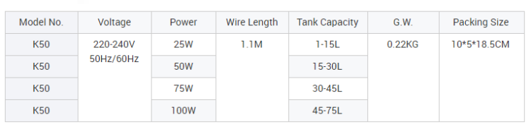 Aquarium Heater Submersible Fish Tank Temperature Heater Rod Digital Turtle Heater With External Temperature Controller