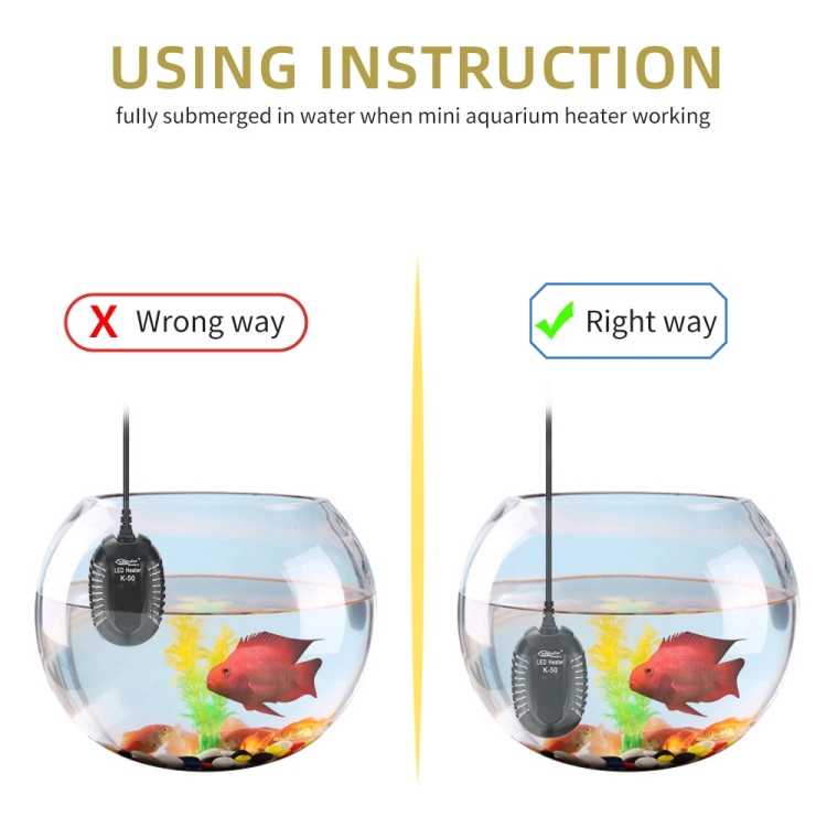 Aquarium Heater Submersible Fish Tank Temperature Heater Rod Digital Turtle Heater With External Temperature Controller