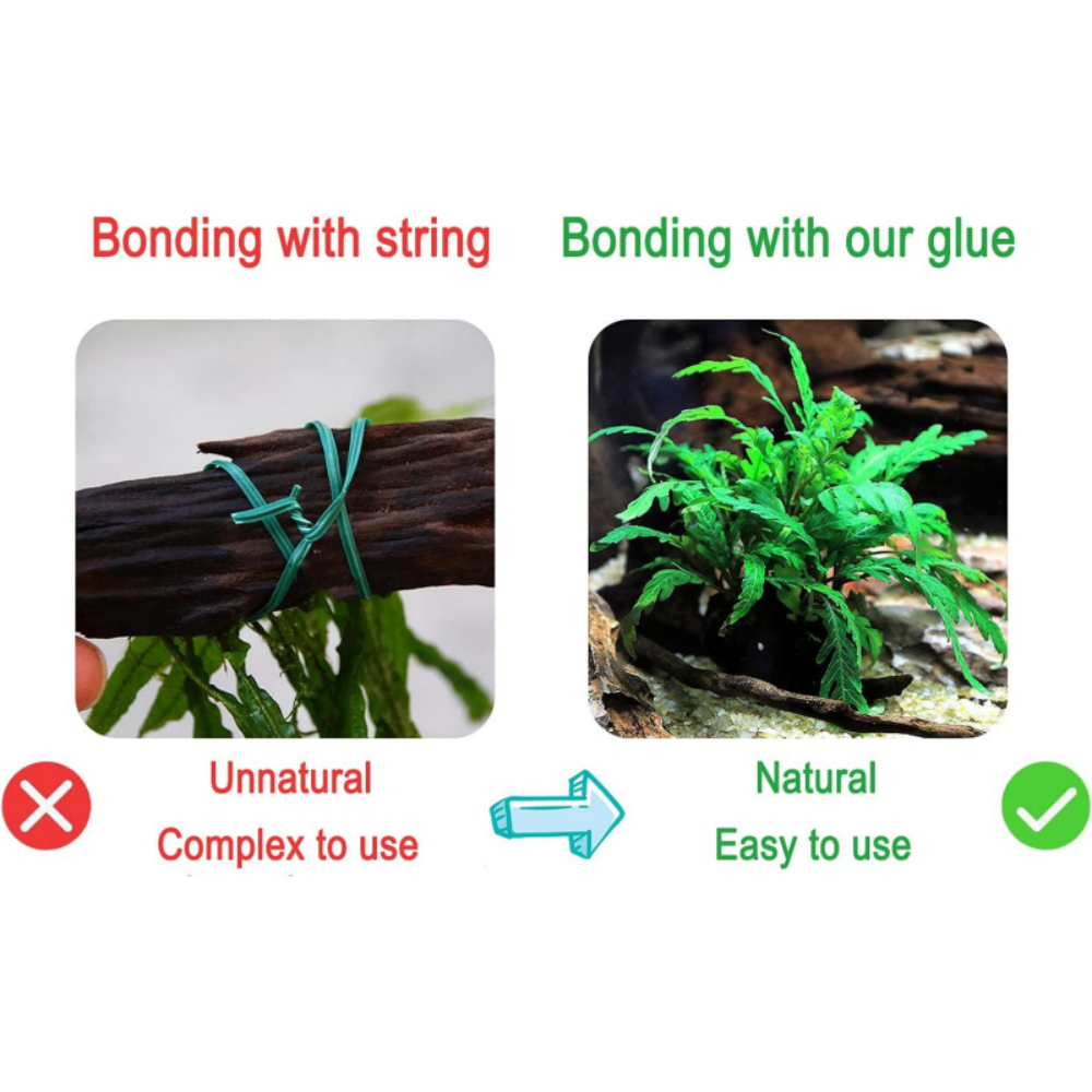 Aquatic accessories live plants moss driftwood rocks glue cheap aquarium fish tank ornament glue for moss