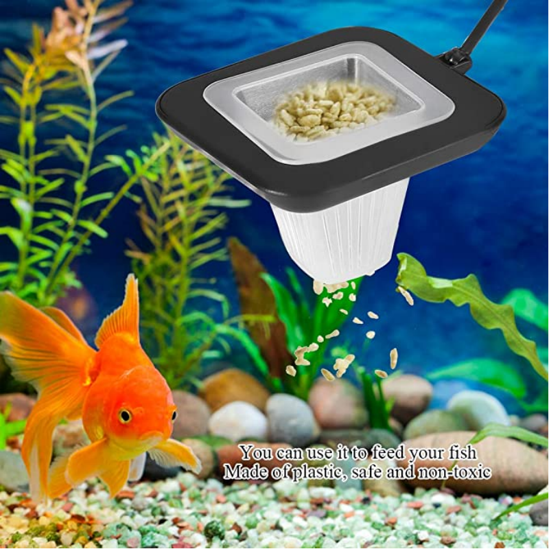 Aquarium Feeder Fish Tank Live Red Worm Shrimp Food Feeding Tray With Sucker for Feeding Fish Aquatic Pet