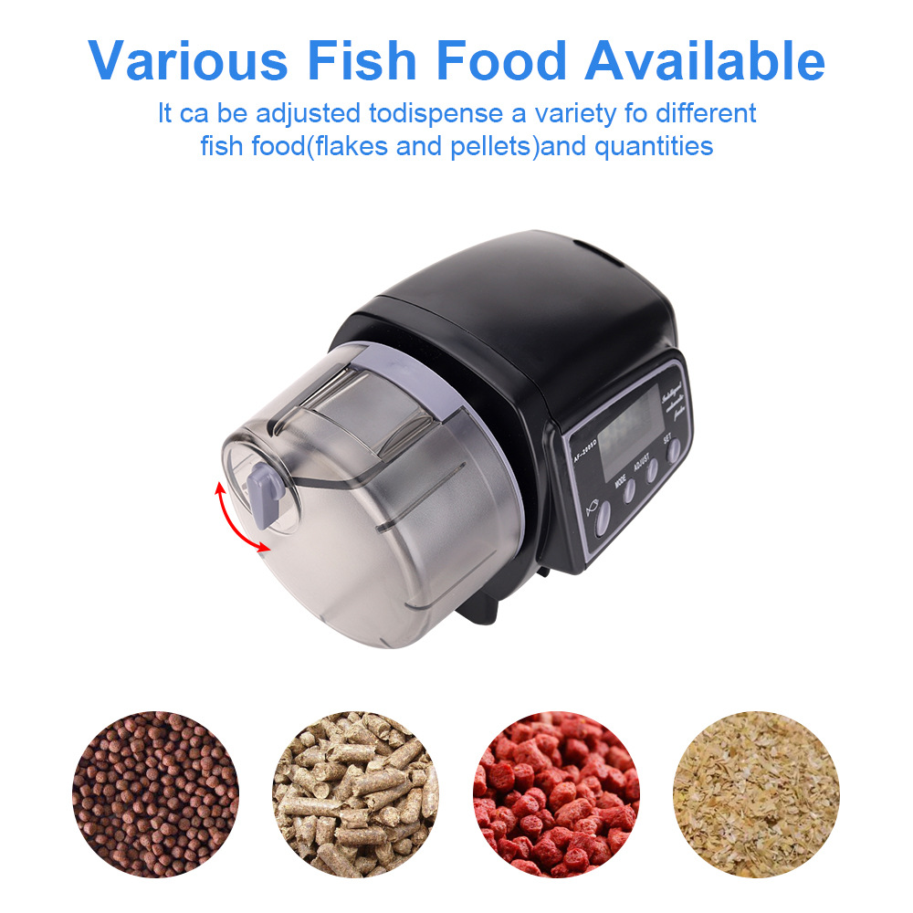 Wholesale New Aquarium Tank Auto Fish Feeder Timer Digital Lcd Automatic Food Feeding Electronic Fish Foods Feeder