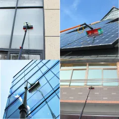 Aluminum telescopic pole for water fed pole system window cleaning