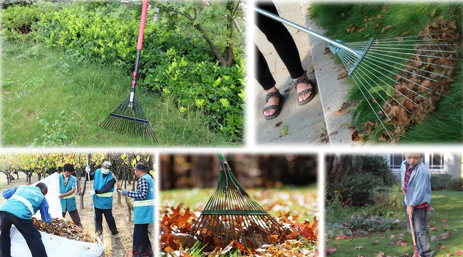 China Telescopic Garden Leaf Rake