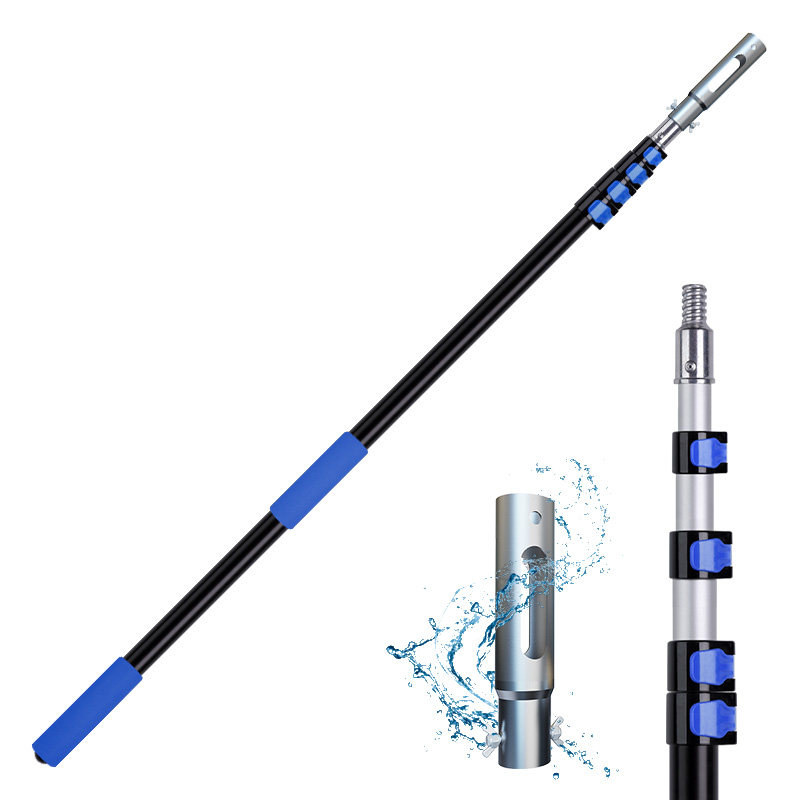 Telescoping Cleaning Pool Pole - Aluminum Extension for Skimmers.