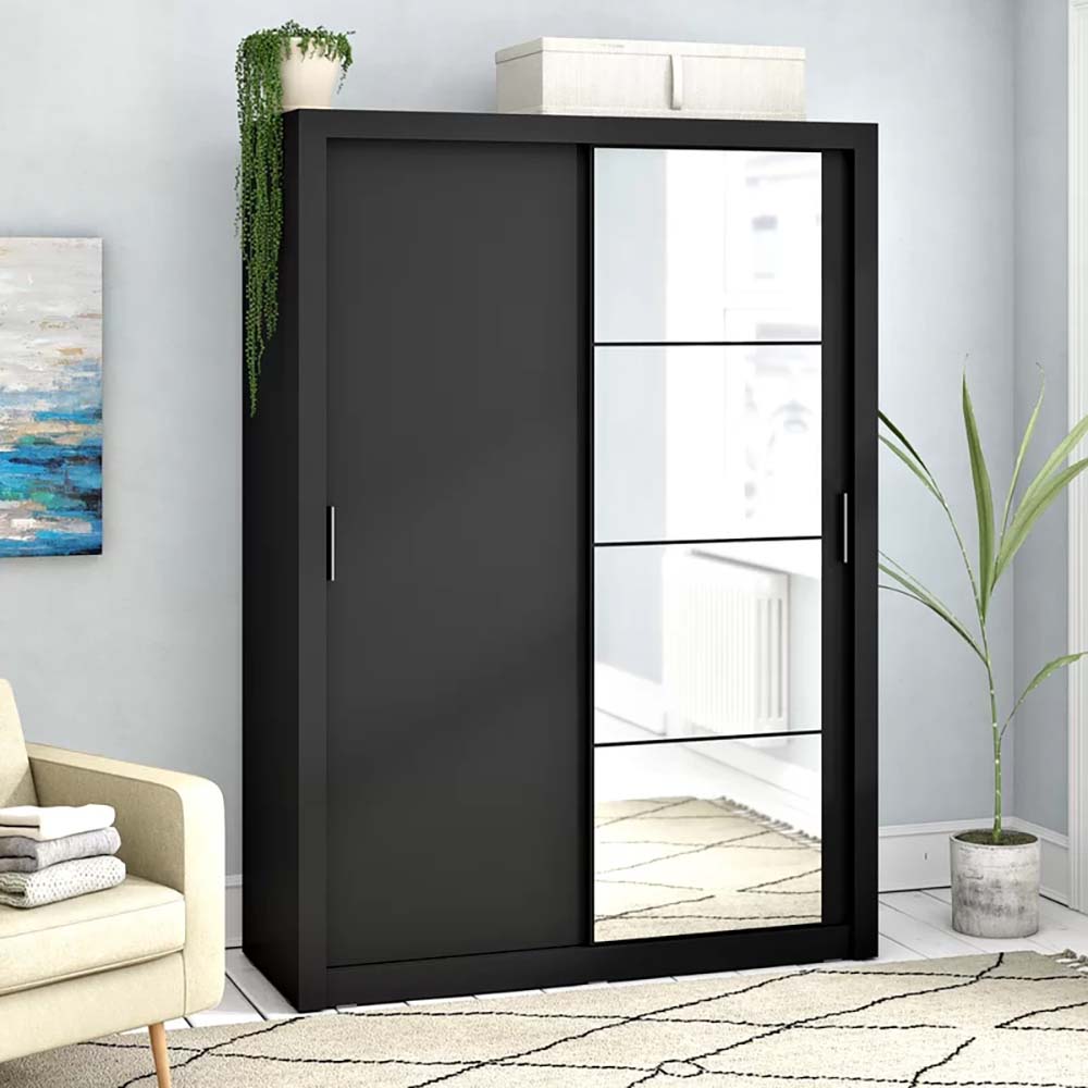 Wooden Furniture Mirror Door MDF Wardrobe Closet