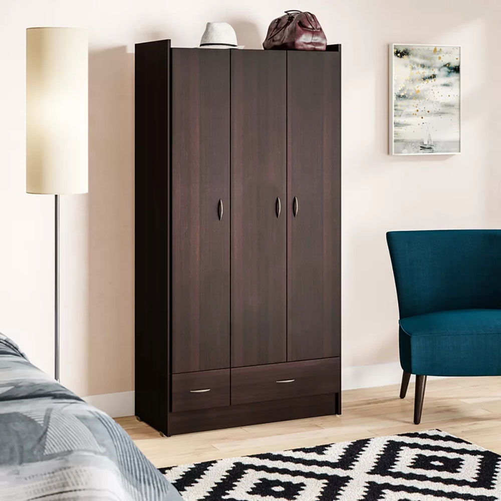 Bedroom Wooden Multi Space Storage Wardrobe