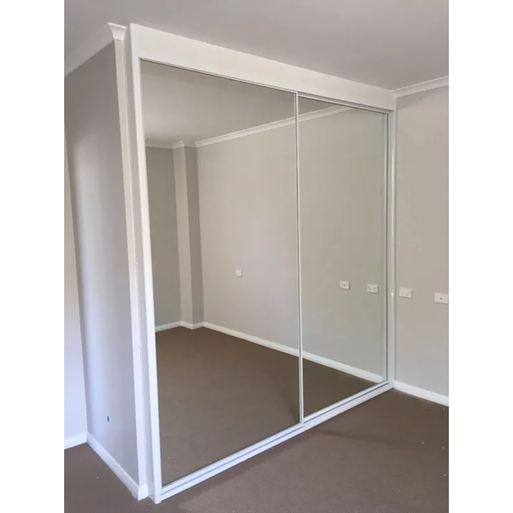 Modern Elegant Stylish Bedroom Mirror in-Wall Wardrobe