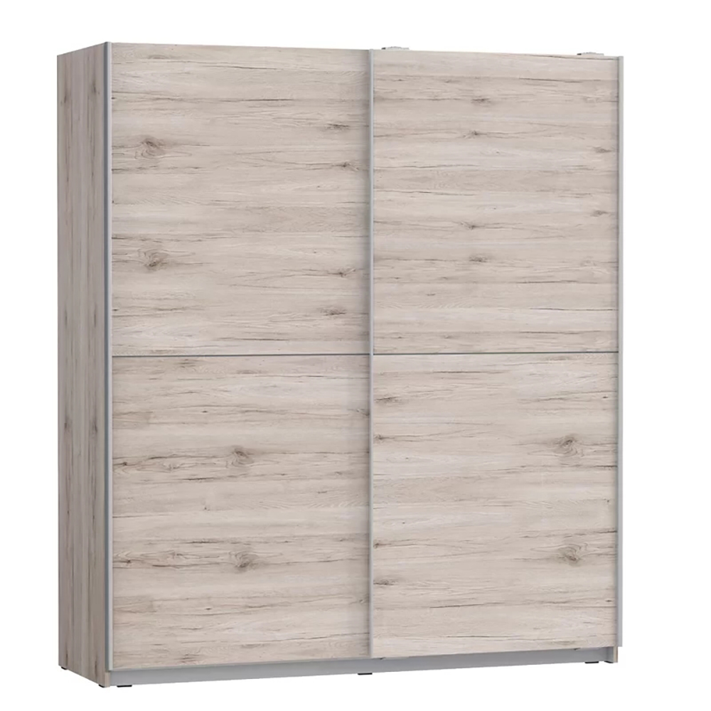 Oak Sand Decorated Premium Wooden Bedroom Wardrobe