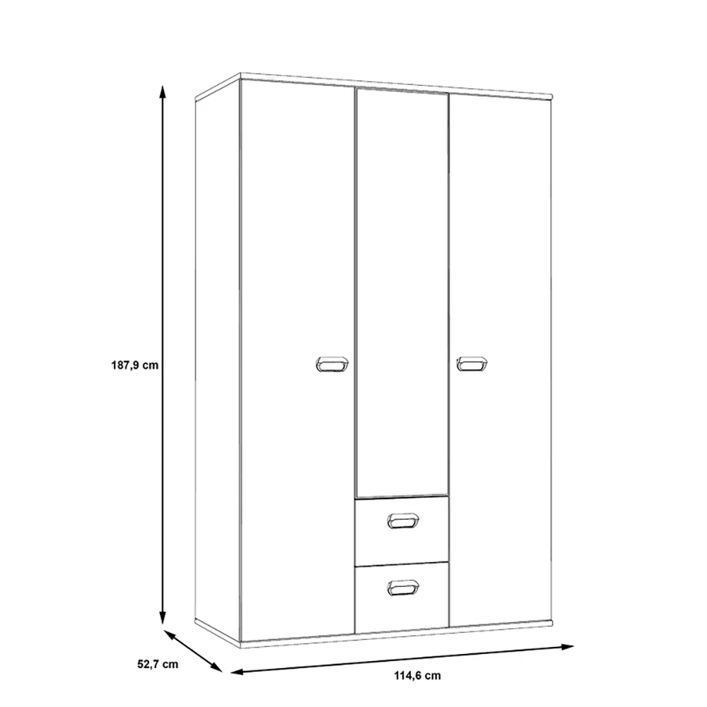 Modern Light Luxury Bedroom Wooden Wardrobe