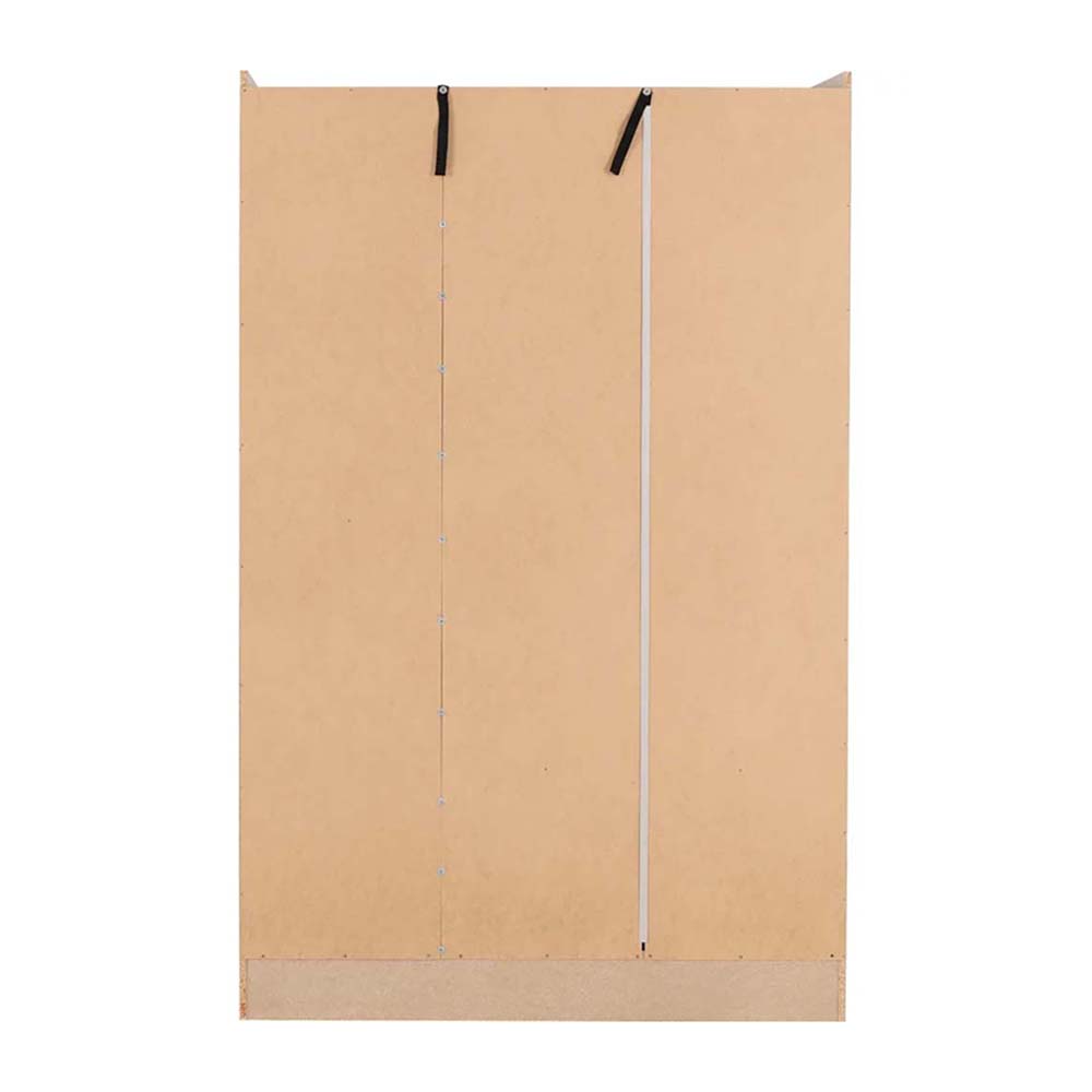 Particle-Board Wood Bedroom Wardrobe with 2 Mirrors