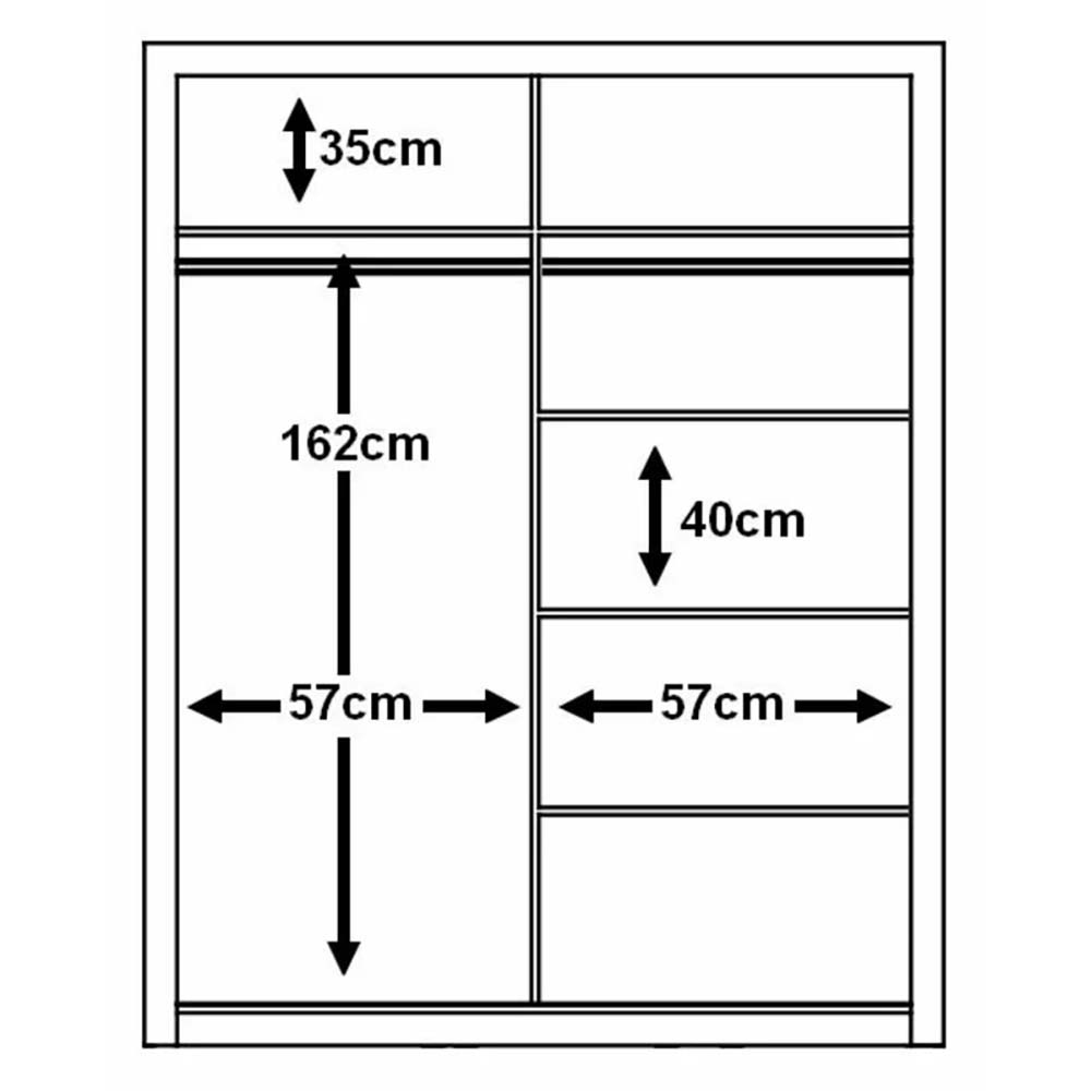 Modern Mirror Door Design Storage Wardrobe