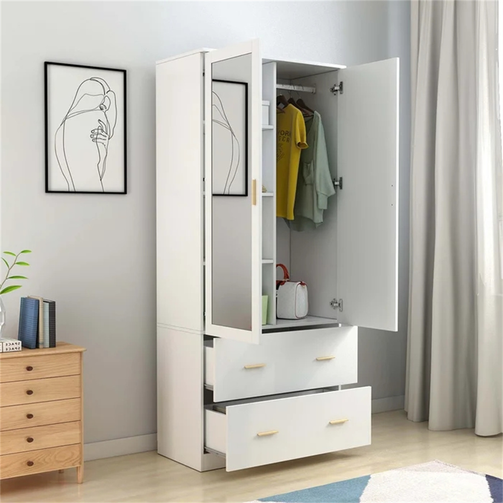 Mirror Wardrobe Door Design Bedroom Armoire Wholesale