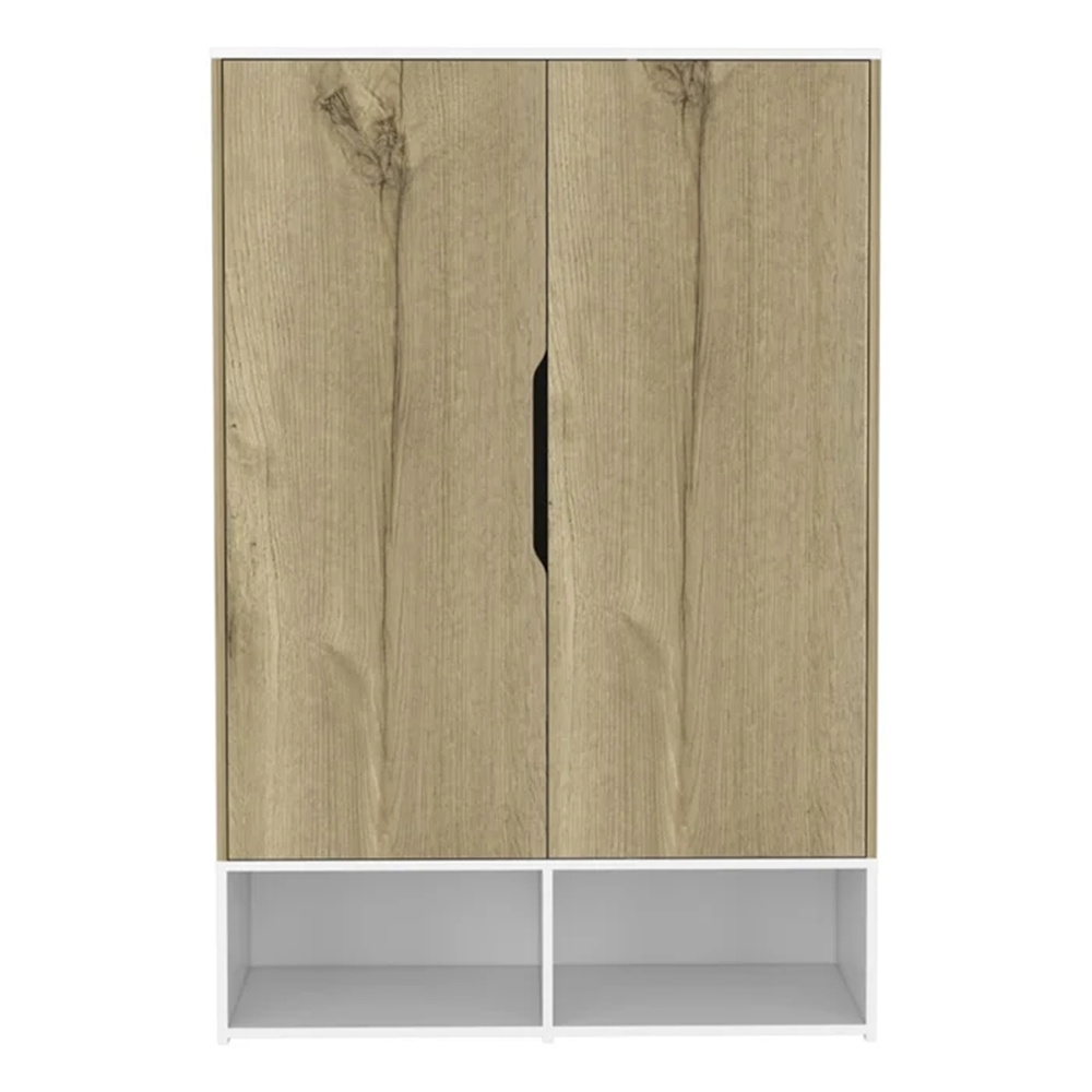 Two Door Wardrobe with Internal Rails