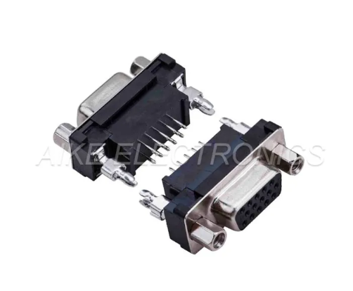 HDS 15 PIN 3 Rows Receptacle High Density Connector